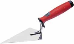 LŽÍCE KOČIČÍ JAZYK NEREZ S GUMOVOU RUČKOU CAT TONGUE TROWEL STAINLESS WITH RUBBER HANDLE 2 33 40 mm LŽÍCE