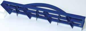 MŘÍŽOVÝ GRILL BAR TROWEL 323 dřevo/wood 400x80