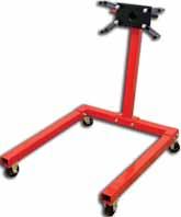 Universal clamping unit for fastening the engine and its rotating.