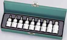 mm 7227 2 ks/pcs 3/4 SADA HLAVIC SET OF SOCKET BITS HLAVICE NA KOLA SET OF