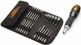 ŠROUBOVÁKY A BITY SCREWDRIVERS AND BITS ŠROUBOVÁK S BITY SCREWDRIVER + BITS ŠROUBOVÁK + NÁSTAVCÙ SCREWDRIVER +