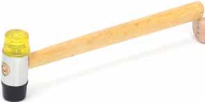 černobílá/black-white GUMOVÁ PALICE RUBBER MALLET