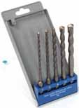 VRTÁKY, VYKRUŽOVAČE, SEKÁČE DRILLS, HOLESAW DRILLS, CHISELS PŘÍKLEPOVÉ VIDIOVÉ VRTÁKY - DIN 8039 MASONRY DRILL - DIN 8039 73 3 x 0 mm 74 4 x 7 mm 7 x 8 mm 7 x 0 mm 77 x 0 mm 8 x 300 mm 0 0 0 0 0 0 78