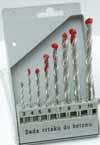 VRTÁKY MASONRY DRILL AND CHISEL SET SDS+ KORUNKA S SK PLÁTKY SDS+ MASONRY HOLESAW WITH TC TOOTH