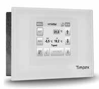 Timpex ӏ Sety regulací hoření Timpex EQ Optimalizace hoření na základě hodnoty teploty spalin Automatický start procesu hoření pomocí softwarového dveřního spínače (SDS) Ovládání zatápěcí klapky na