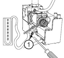 Maximální možný tlak je 60 mbar. Zapalovací trafo NAC504 je uchycené na těle plynového ventilu. Na ventilu je možné nastavovat maximální a minimální výkon.