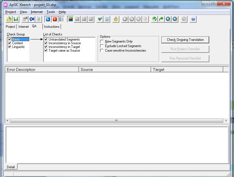 chcete analyzovat: 1. Překlad v Tageditoru zvolte Trados TagEditor File (.ttx) 2.