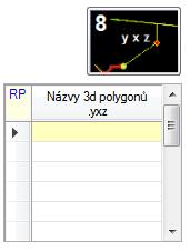 polygonů jednoduchého formátu xxx.yxz (TXT).