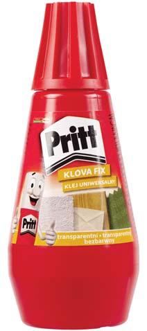 stěrky, nezanechává kapky, bezpečné pro děti 366250 40 ml 34,80 Lepidlo Klova Fix