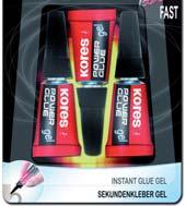 okamžitým účinkem 367800 Power Glue gel 3 g 35,90 367820 Power Glue Gel 3 x
