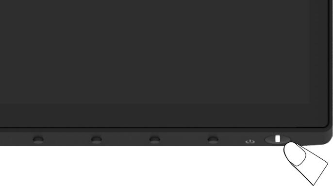 Používání monitoru Zapnutí monitoru Stisknutím tlačítka zapněte monitor.