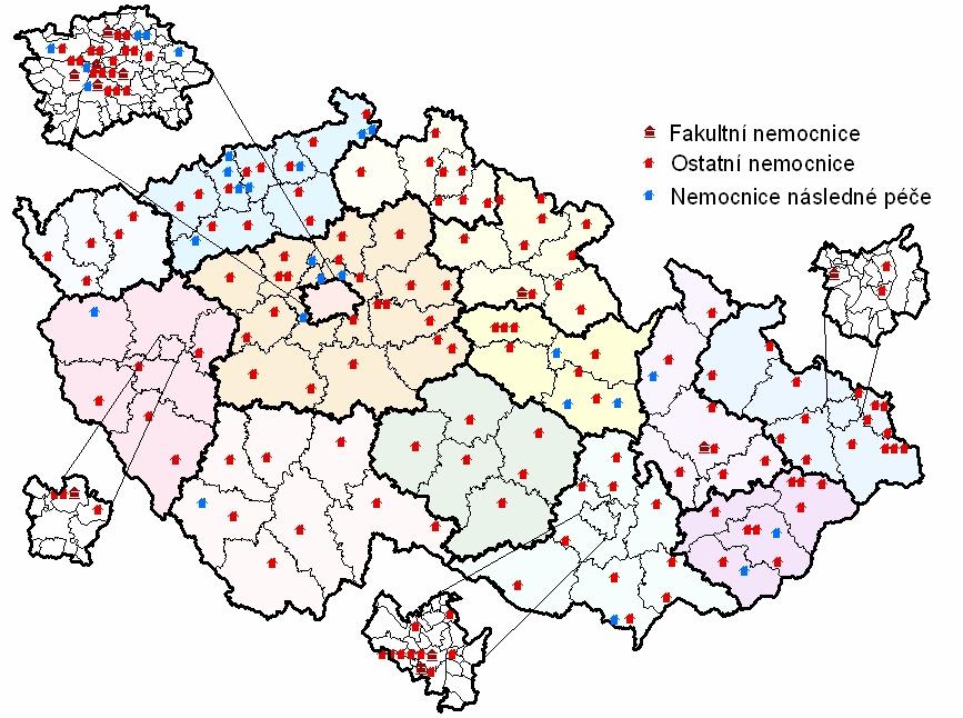 Nemocnice v České republice k 31. 12.