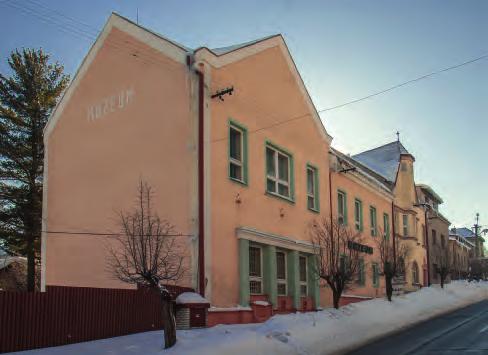 Hlinsko. Budova synagogy, nyní muzeum. / The building of the synagogue the present-day museum.