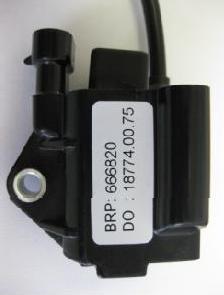 Odstranění černého nátěru z krytu převodovky (125 Junior MAX a 125 MAX) na určených oblastech, definovaných firmou Rotax (pro propojení