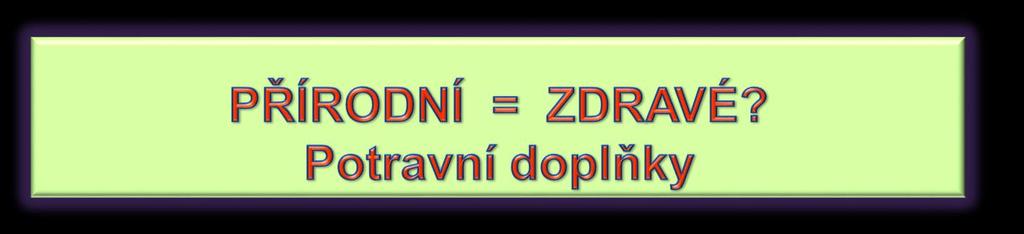 Může falšování potravin a potravních doplňků ohrozit zdraví konzumentů?
