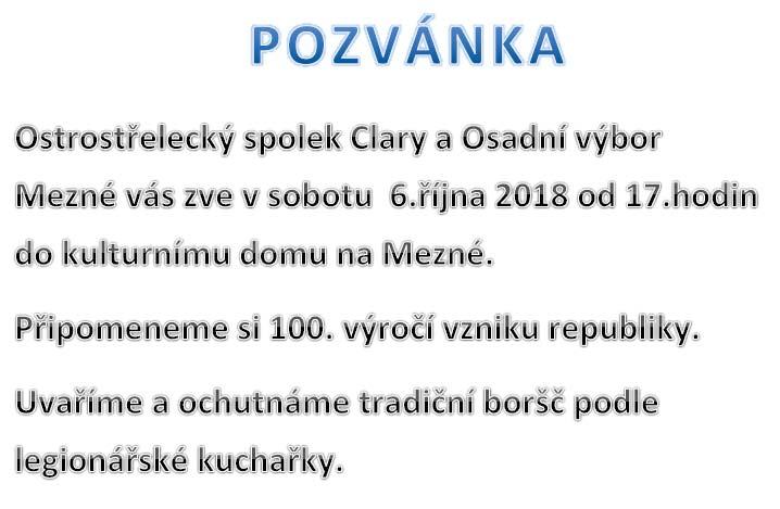 KOMUNÁLNÍ A SENÁTNÍ VOLBY 2018 Zveme všechny obèany na volby do Zastupitelstva obce Høensko a Senátu ÈR které se