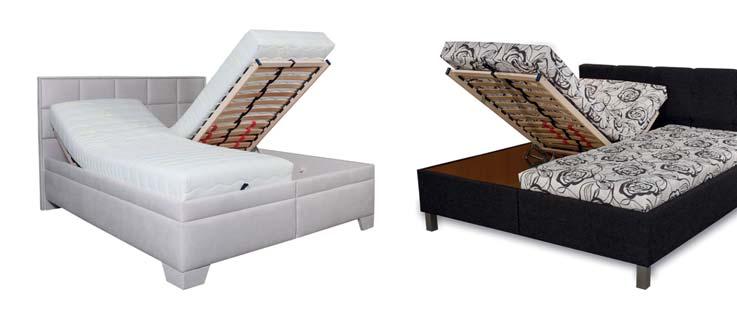 Boxspring si můžete sestavit přesně takovou postel, aby splňovala Vaše.