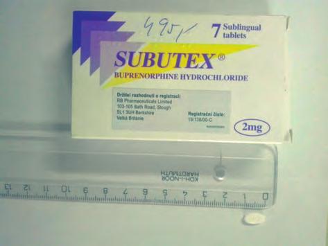 Stanovená maximální výše úhrady (637,15 Kč za balení 7 tablet po 8 mg buprenorfinu) 1 se přibližuje nejvyšší ceně za balení, což by znamenalo téměř plnou úhradu ze zdravotního pojištění.