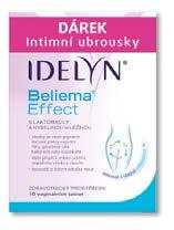 -11 % -12 % Beliema Effect 10 tablet + NAVÍC Intimní ubrousky Vaginální tablety s laktobacily a