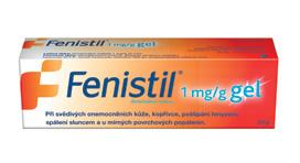 FENISTIL 1MG/G GEL 1X50G Rychlá a účinná úleva od svědivé podrážděné pokožky různého původu: svědivá vyrážka poštípaní hmyzem