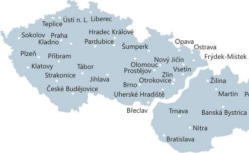 Národní srovnávací zkoušky 30 měst v Čechách