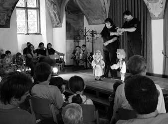 Představení loutkového divadla pro děti (Foto P. Hudec) kouského kláštera Klosterneuburg, které získalo 92 ze sta možných bodů.
