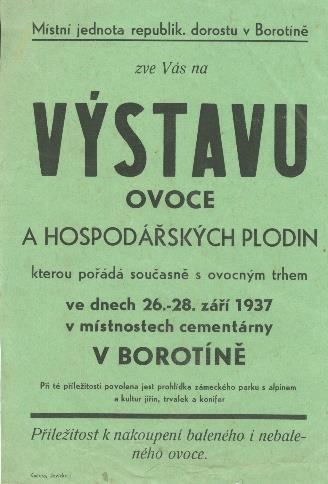 1937 Po mnohaletém úsilí místních usedlíků byl do Frýdntálu zaveden elektrický proud (zatímco Borotín byl elektrifikován již roku 1914). V neděli 9.
