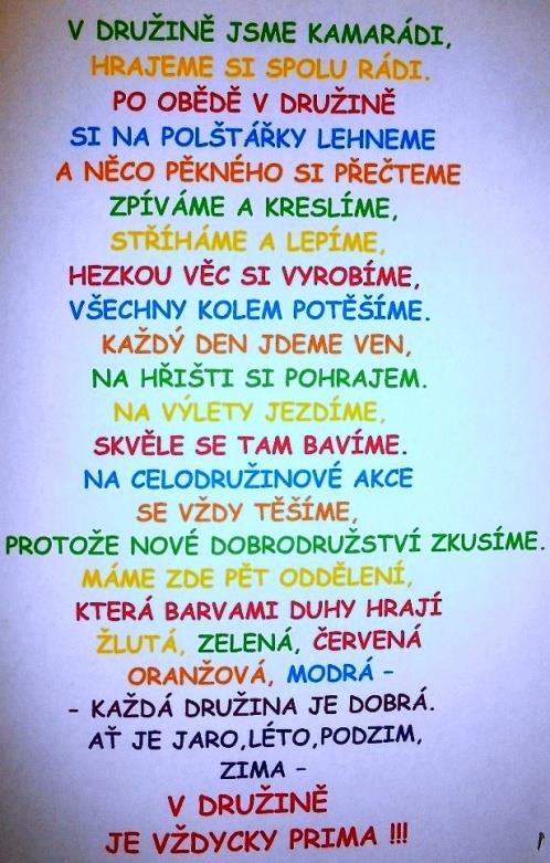 Vlajkování 2017 Projekt společného vytvoření a vyvěšení družinové vlajky už pátým rokem neodmyslitelně patří ke každoročním událostem ve školní družině na pracovišti Slovákova.