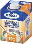 smetanový, se šunkou, s