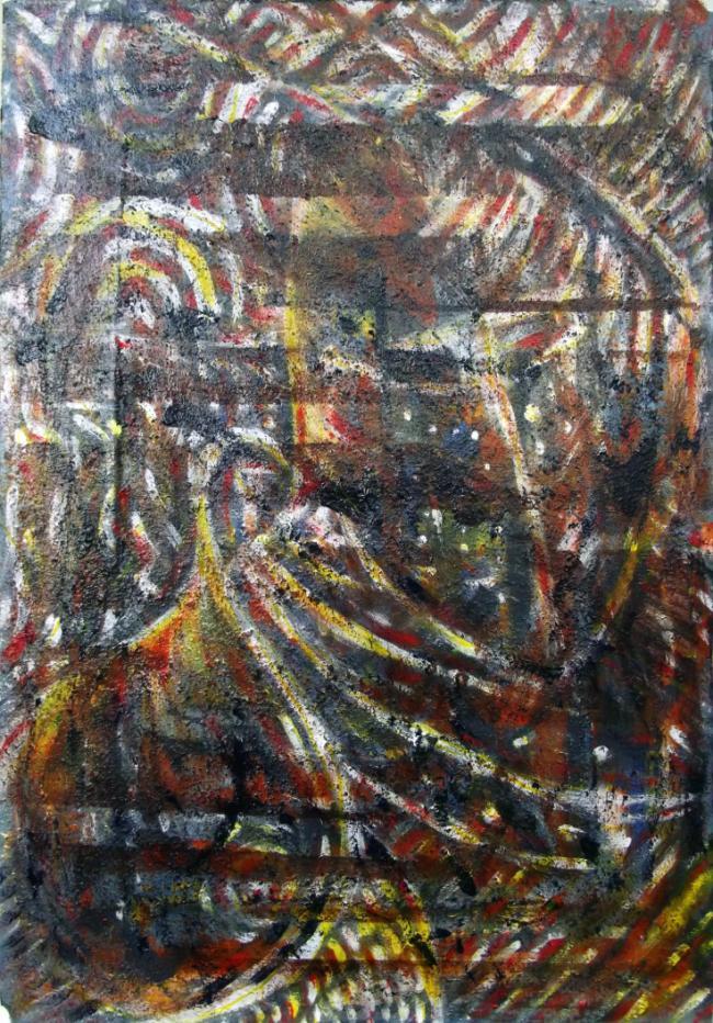 technika na plátně, 50 x 39cm,