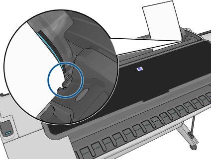 Případně stiskněte ikony a a vyberte možnost Paper (Papír) > Paper load (Zavedení papíru) > Load sheet (Zavést list papíru). 3.