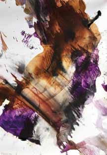 ) Pestrá kytice olej, dřevotříska, 1975, 95 x 42 cm, sign.