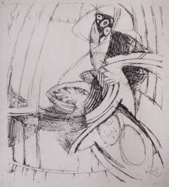 František Kupka (1871 1957) Zvuky hodin lept, 1912, 24 x 18 cm, PD značeno v desce a