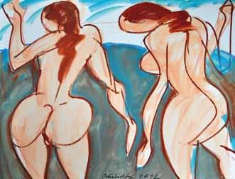 Jiří Načeradský (1939 2014) Dívky olej, plátno, 2012, 89 x 116 cm, sign.