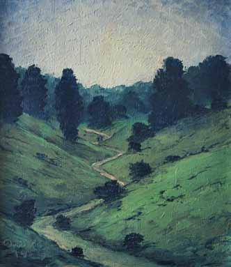 114 112 115 112. František Drtikol (1883 1961) Krajina olej, překližka, 33,5 x 28,5 cm, sign.