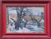 František Emler (1912 1992) Kytice ve váze tempera, papír, 1978, 25 x