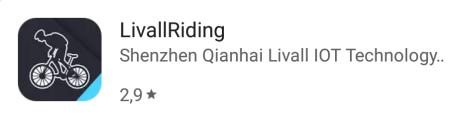 4. Připojení LIVALL Riding aplikace pro telefony (pro používání funkce Walkie-Talkie a vytváření fotek) Pro Andoid zařízení: v Google Play najdete a nainstalujte LIVALLRiding aplikaci do telefonu.