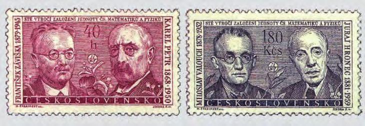 Příležitostní známky vydané k 100.