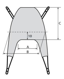 velký Modrá 44 104 105 Měkký přepravní vak s ergonomickou, zpevněnou opěrkou zátylku, poskytující hlavě a krku potřebnou oporu a komfort při sezení v mírném