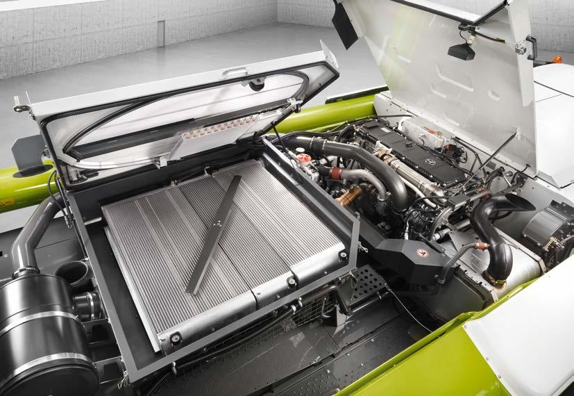 Větší inteligence chlazení. DYNAMIC COOLING. DYNAMIC COOLING DYNAMIC COOLING pro LEXION 670 a 660. Oba modely LEXION 670 a 660 jsou nyní vybaveny revolučním horizontálním chladícím zařízením.
