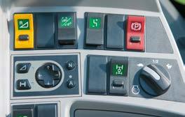 Inovativní systém MULTI CONTOUR řídí v závislosti na poloze os kol výkyvný rám, úhel sečení a všechny známé funkce AUTO CONTOUR.