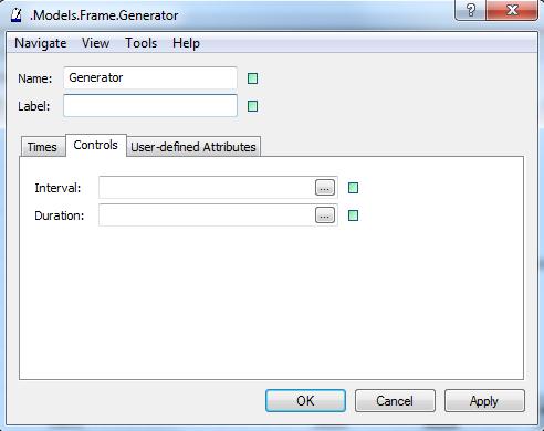 Generator Objekt skupiny Information Flow.