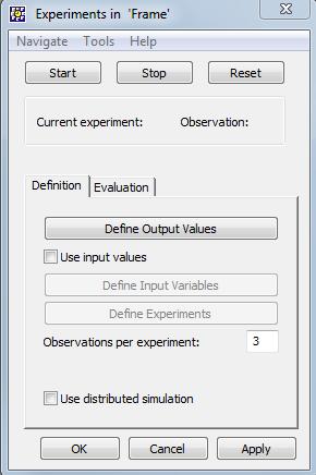 ExperimentManager Objekt skupiny Tools. Účinný nástroj pro provádění experimentů většího rozsahu. Užitečný zejména tehdy, pokud: Hledáme řešení pro různé varianty vstupů.