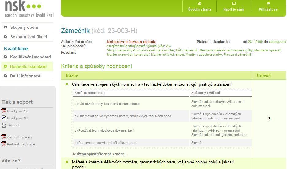 Další informace může získat na webu povolání. V dolní části přes hyperlink. Národní soustavy NSP a NSK jsou databázové systémy, které se nevylučují, spolupracují navzájem.