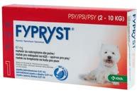 (psi 10-20 kg) 1 pipeta, 1,34 ml 169 Kč 119 Kč Fypryst 268 mg roztok (psi