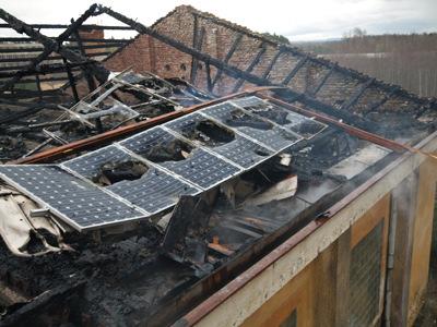 fotovoltaických panelů