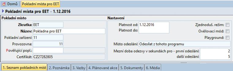 nainstalovali do počítače. Zkontrolujeme Parametry firmy V sekci Parametry firmy musí být vyplněné DIČ, a to i v případě, že nejsme plátci DPH.