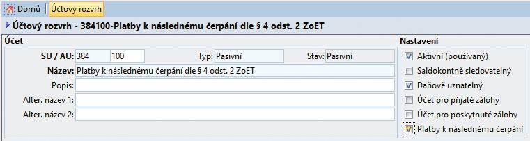 Pomocí operace Propojení s EET nastavíme, ke kterému pokladnímu místu se dokladová řada bude vázat, a tedy s jakými informacemi bude přijatá platba odesílána.