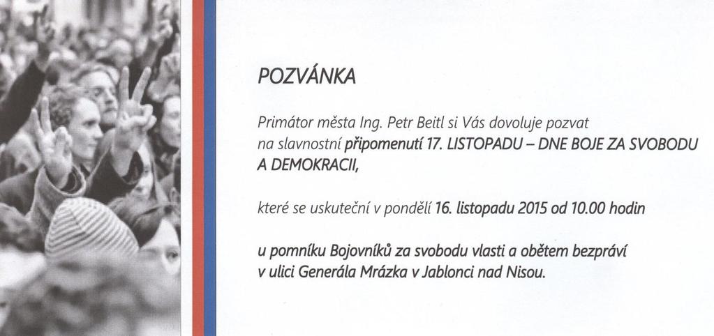 listopadu všichni klienti Informačního střediska jabloneckého magistrátu.