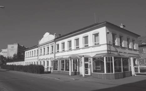 Obr. 13 Bývalý Provoz 2 Závodu 10 národního podniku Hedva v Šumperku, současný stav. Roku 1891 byl do provozu uveden parní kotel a parní stroj o výkonu 16 k.